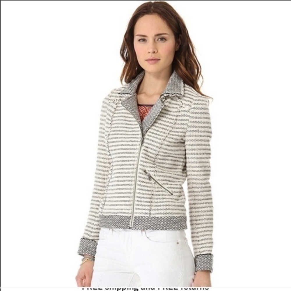 Ella Moss Selina Stripe Jacket sz S